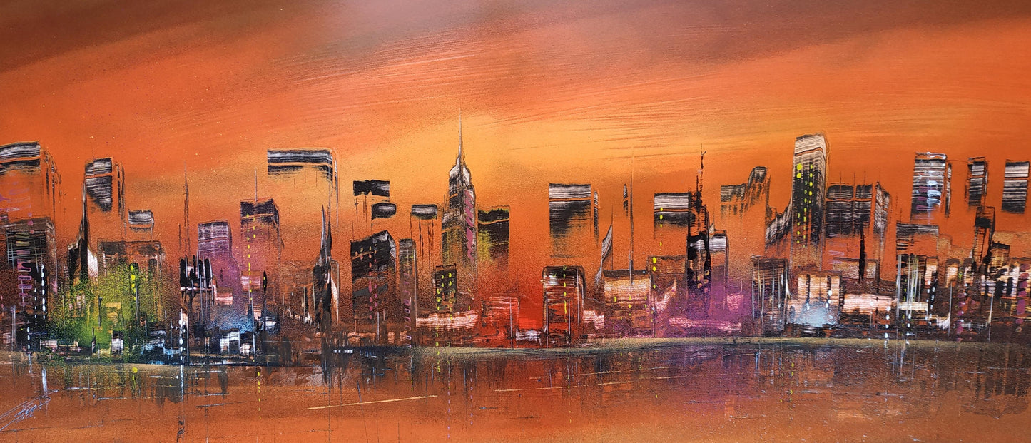 Skyline sunset