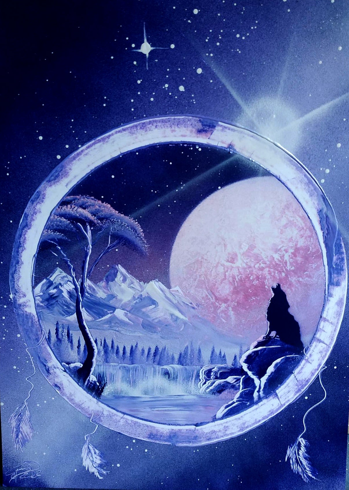 Loup attrape rêve